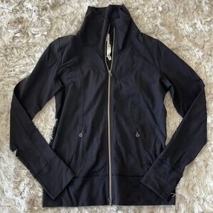Lululemon Daily yoga practice jacket black size 10 vintage